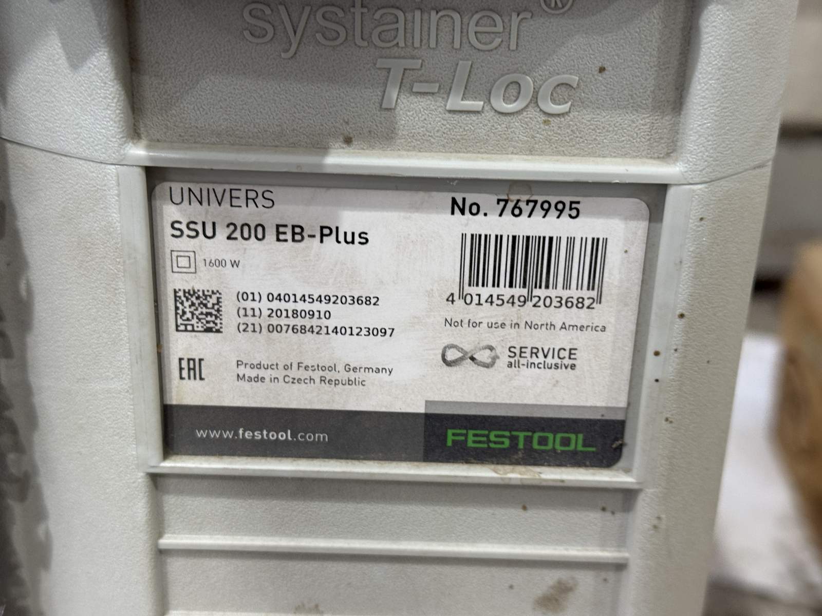 Svärdsåg Festool SSU 200 EB Svärdsåg Festool SSU 200 EB