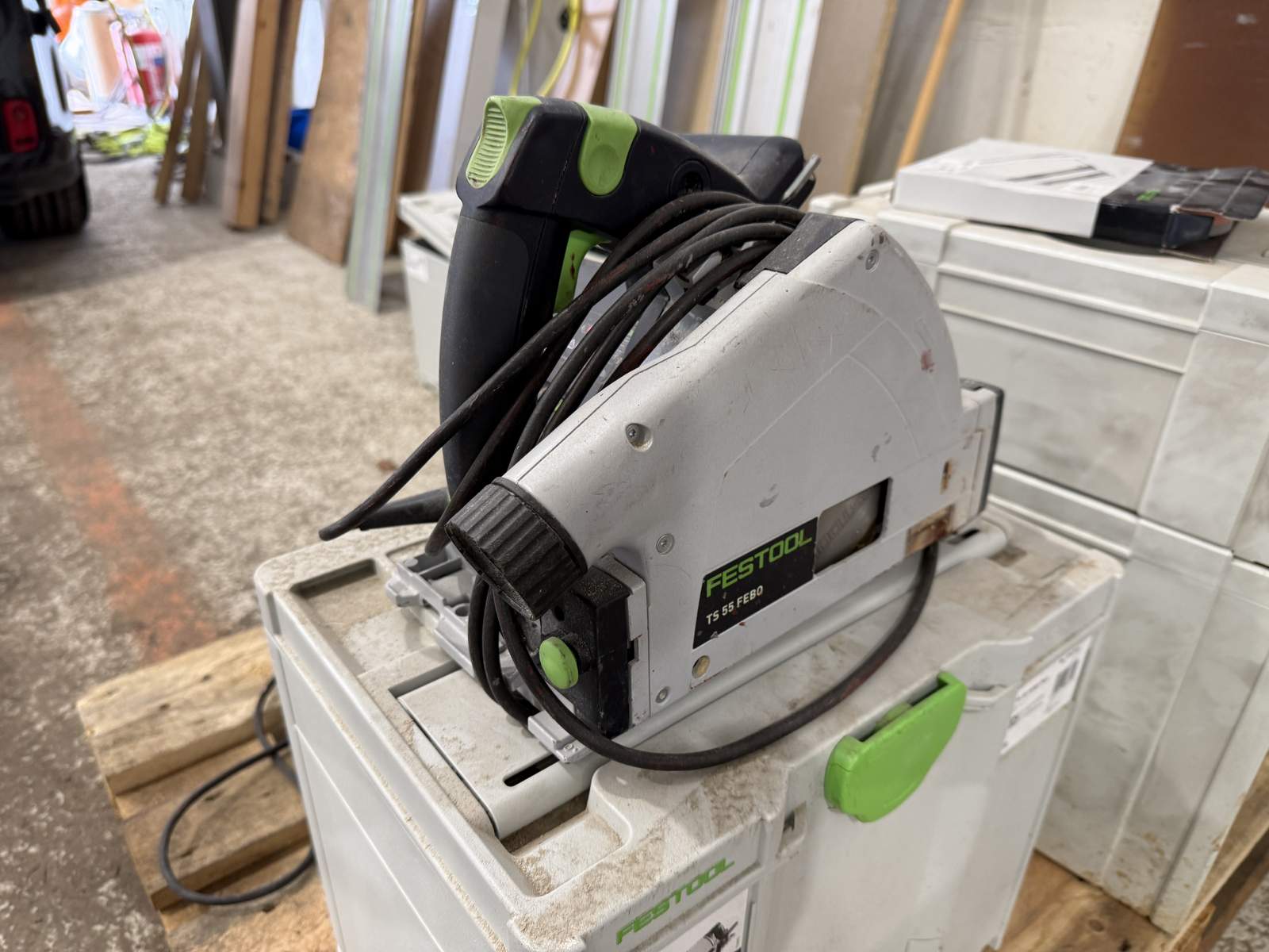 Cirkelsåg & styrskena Festool (2) Cirkelsåg & styrskena Festool (2)