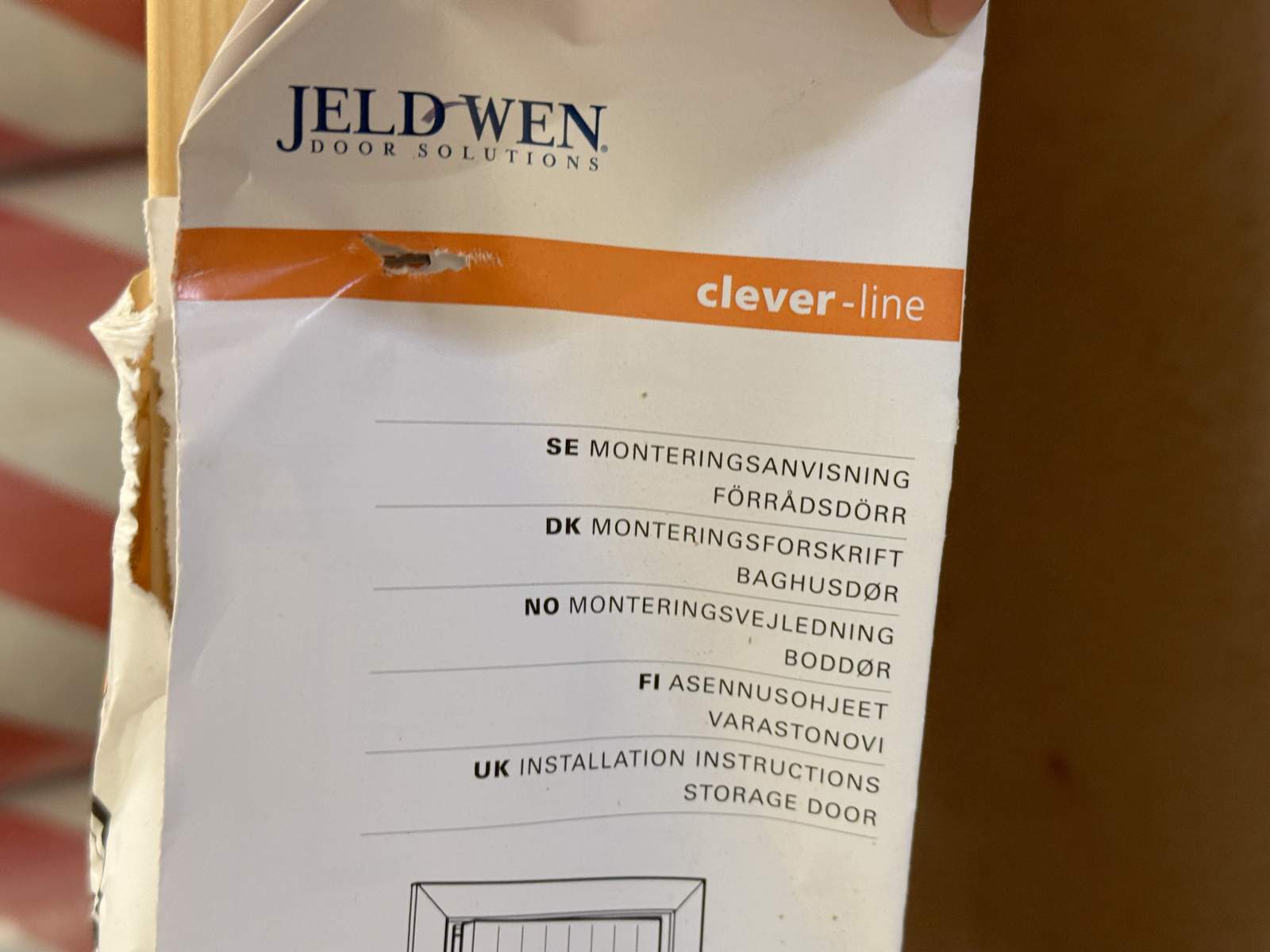 Kallförrådsdörr/trädörr Jeld Wen Kallförrådsdörr/trädörr Jeld Wen