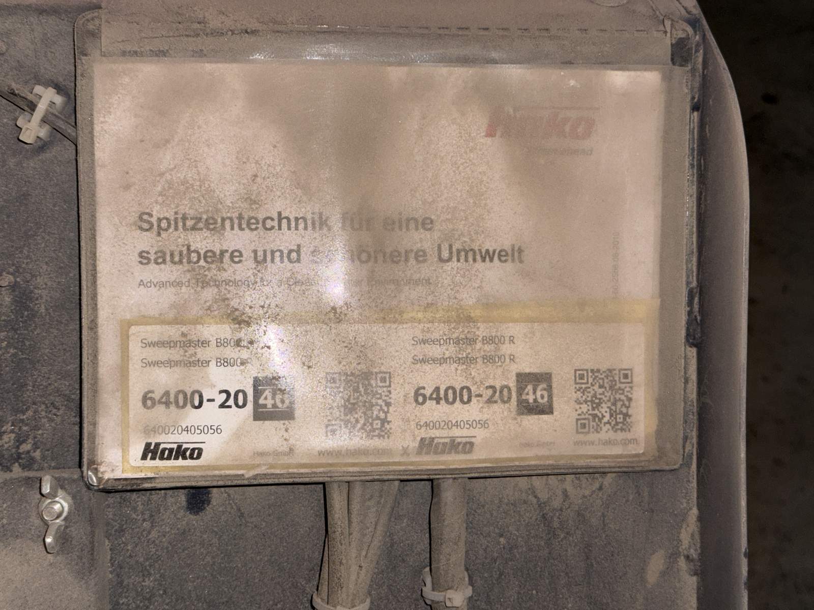 Sopsugmaskin Hako B800R Sopsugmaskin Hako B800R