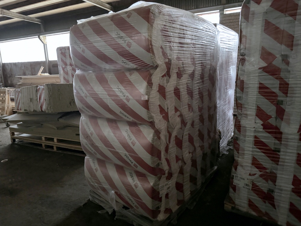 Pall isolering, Paroc WAS 50 80x600x1200mm Pall isolering, Paroc WAS 50 80x600x1200mm