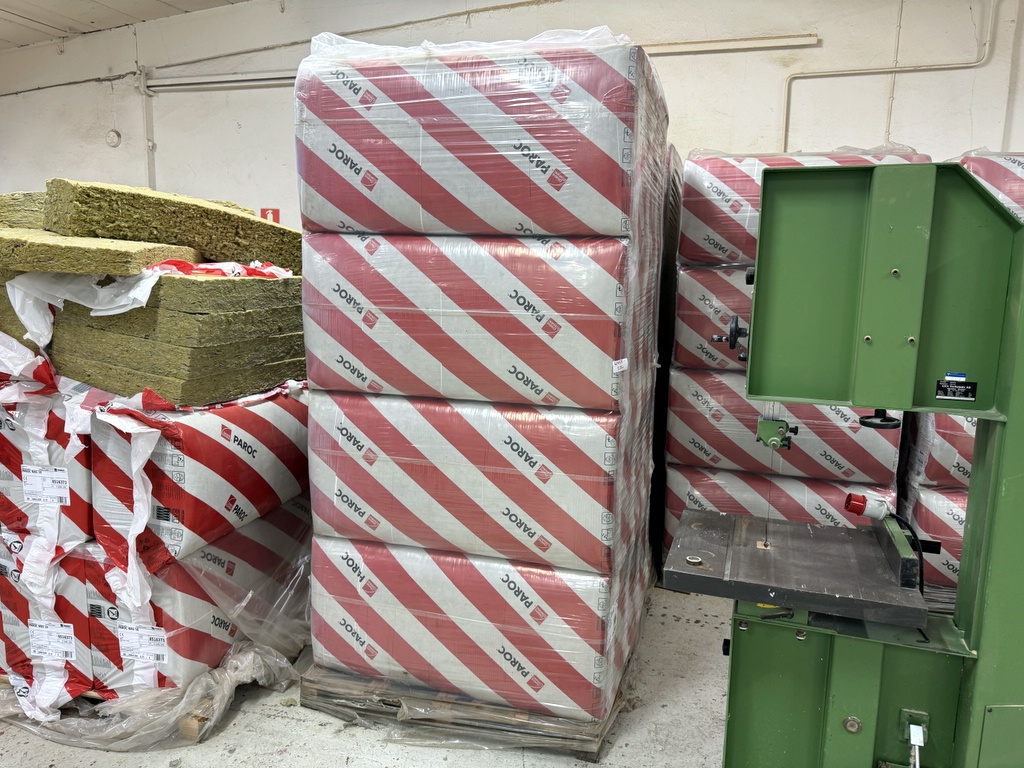 Pall isolering, Paroc WAS 50 80x600x1200mm Pall isolering, Paroc WAS 50 80x600x1200mm