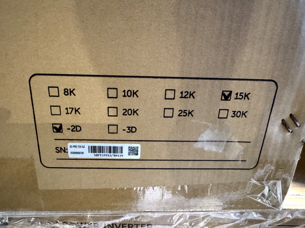 Inverter X Solax X3-Pro G2 15kW Inverter X Solax X3-Pro G2 15kW
