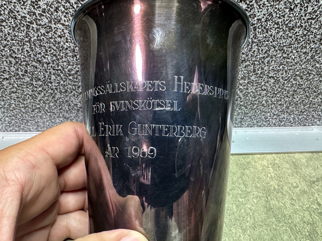 Silverslevar och pokal Silverslevar och pokal