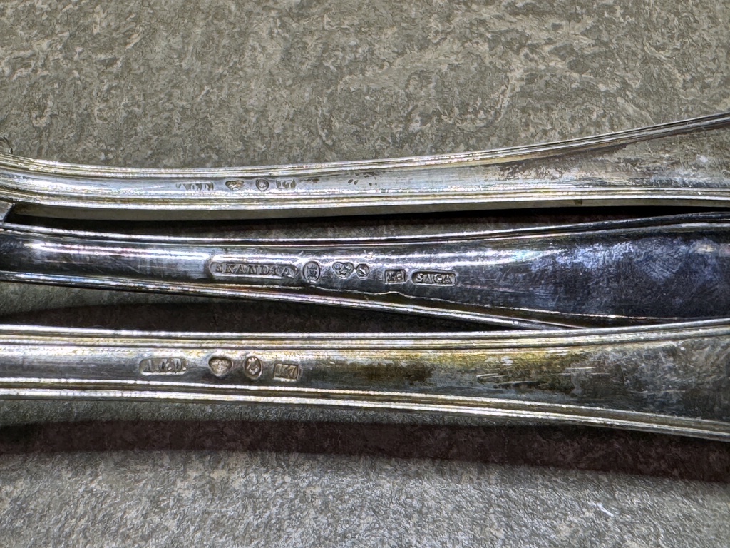 Silverslevar och pokal Silverslevar och pokal