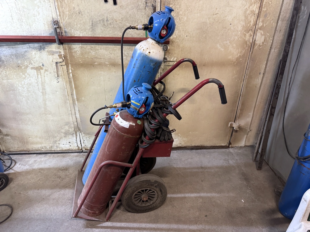 Gasvagn med slangpaket Gasvagn med slangpaket