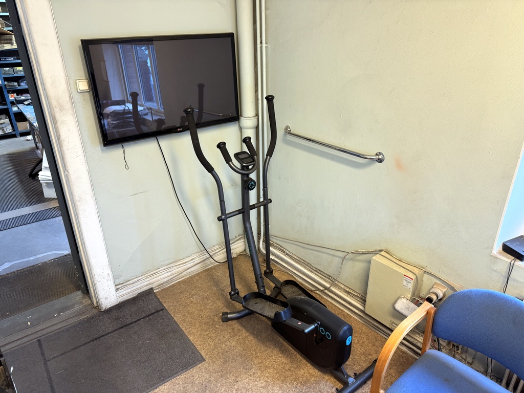 Crosstrainer och TV