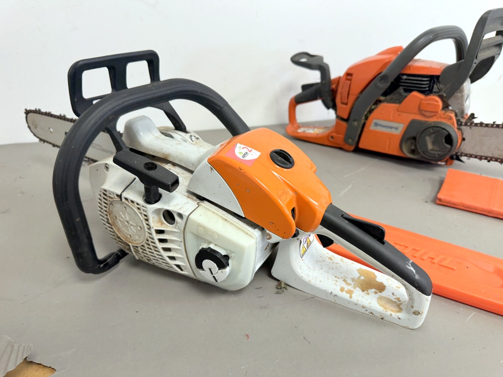 4st motorsågar, Husqvarna, Stihl & Jonsered 4st motorsågar, Husqvarna, Stihl & Jonsered