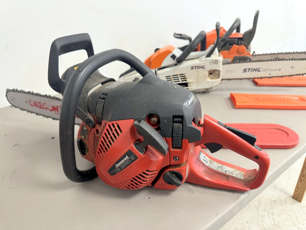 4st motorsågar, Husqvarna, Stihl & Jonsered 4st motorsågar, Husqvarna, Stihl & Jonsered